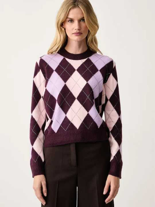 Zdjęcie produktu Guess sweter damski GRACIE bordowy