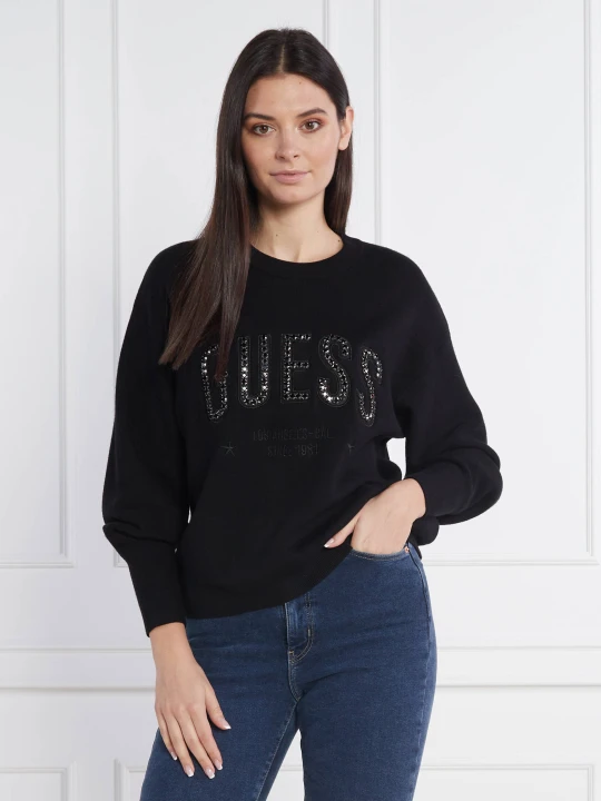 Zdjęcie produktu GUESS Sweter ESTELLE | Regular Fit czarny
