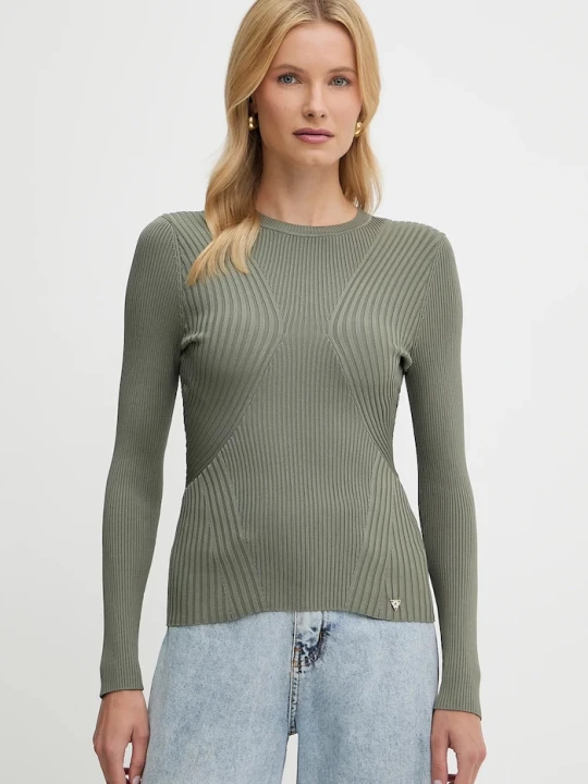 Zdjęcie produktu Guess sweter HANNA zielony