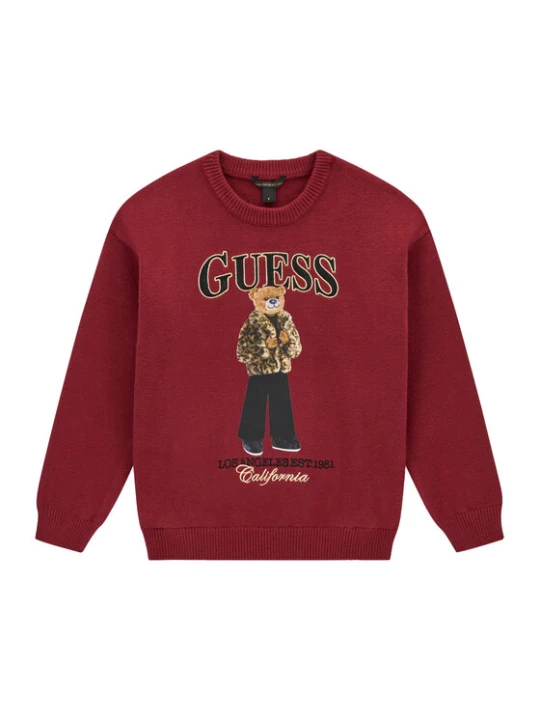 Zdjęcie produktu Guess Sweter J6BR05 Z1339 Czerwony Regular Fit