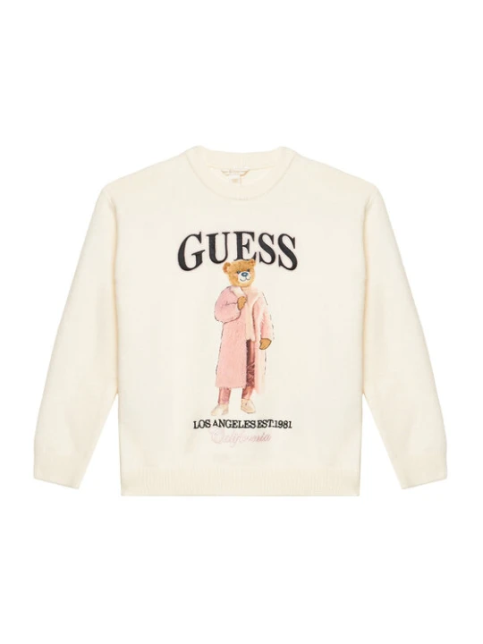 Zdjęcie produktu Guess Sweter J6BR05 Z1339 Kremowy Regular Fit
