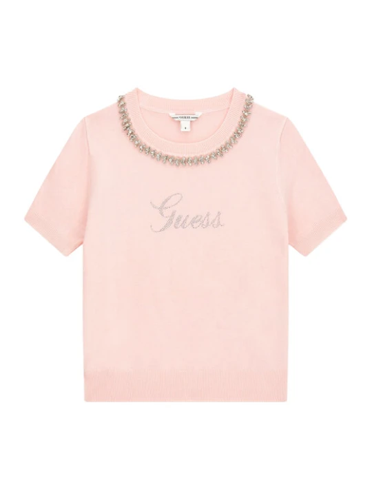 Zdjęcie produktu Guess Sweter J6RR14 Z2NQ2 Różowy Regular Fit