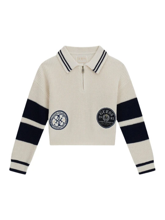 Zdjęcie produktu Guess Sweter J6YR03 Z0833 Kremowy Regular Fit