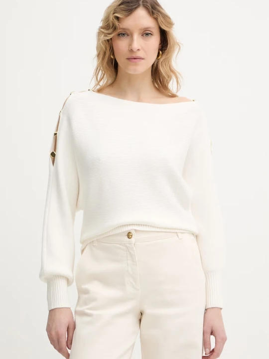 Zdjęcie produktu Guess sweter JAMIA beżowy