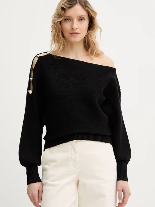 Zdjęcie produktu Guess sweter JAMIA czarny
