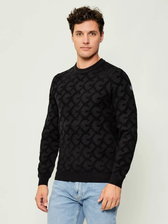 Zdjęcie produktu GUESS Sweter JOHN | Regular Fit czarny