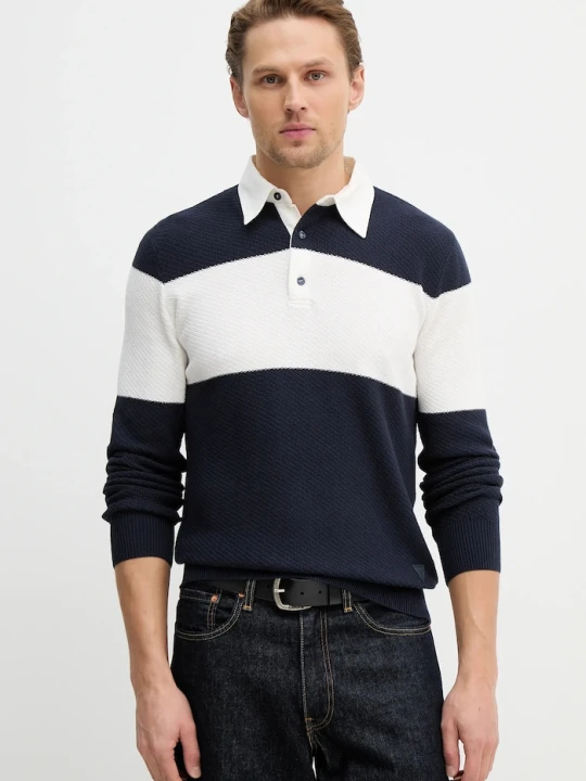 Zdjęcie produktu Guess sweter KNOX granatowy