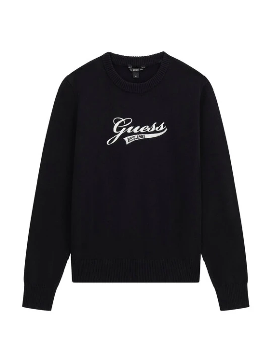 Zdjęcie produktu Guess Sweter L6YR10 Z0888 Czarny Regular Fit