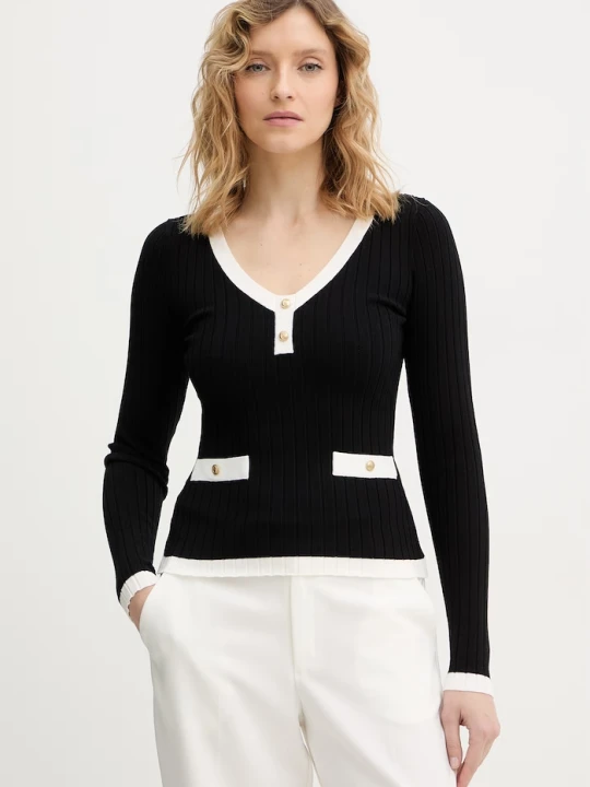 Zdjęcie produktu Guess sweter LAUREL czarny
