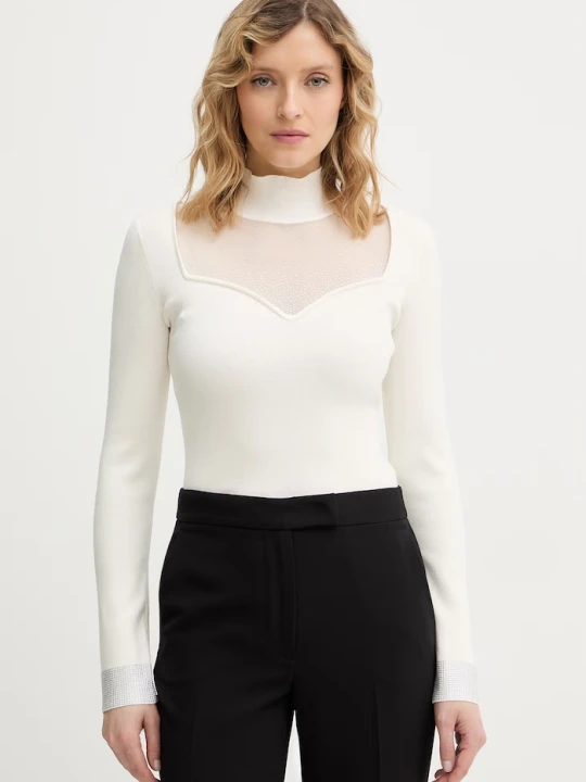 Zdjęcie produktu Guess sweter LUCY beżowy