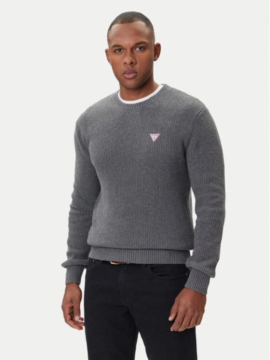 Zdjęcie produktu Guess Sweter M4BR30 Z3HM1 Szary Regular Fit