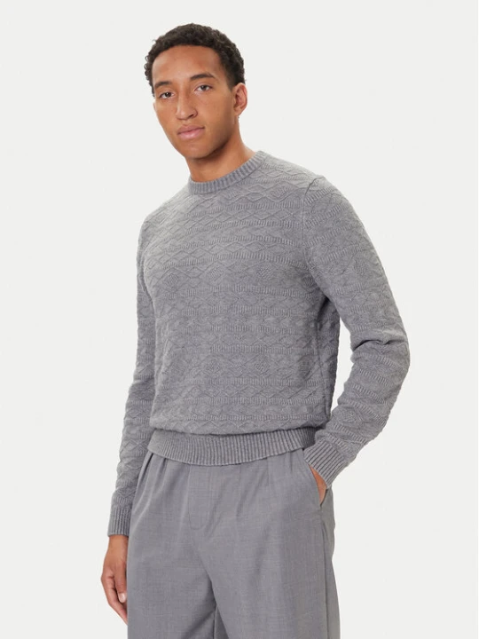 Zdjęcie produktu Guess Sweter M5BR42 Z2ZK2 Szary Regular Fit