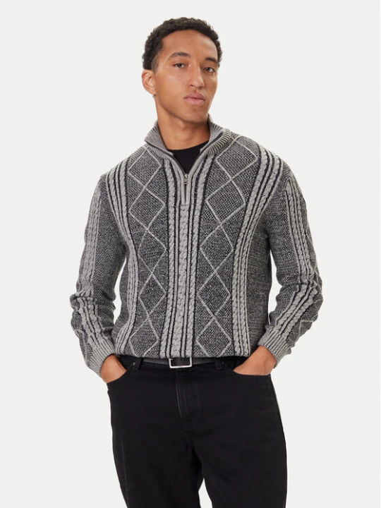 Zdjęcie produktu Guess Sweter M5BR44 Z2ZK2 Szary Regular Fit