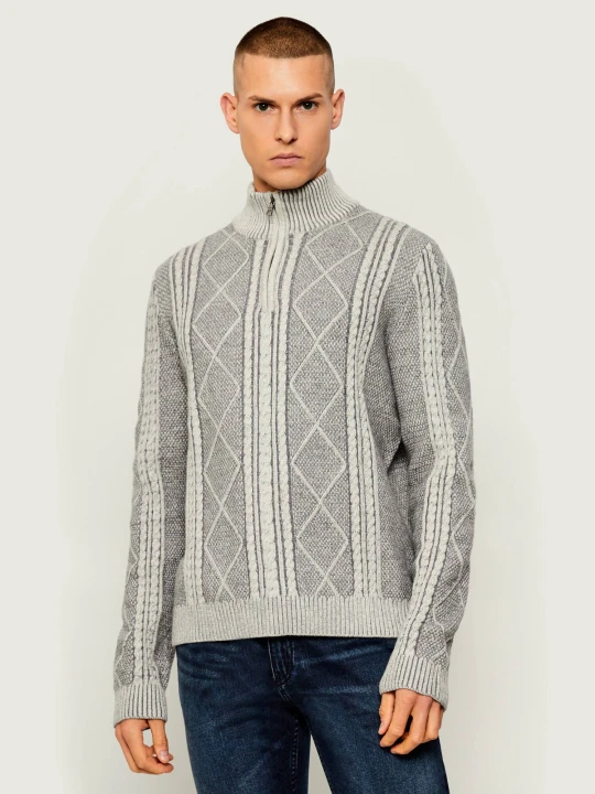 Zdjęcie produktu GUESS Sweter NOEL | Regular Fit szary