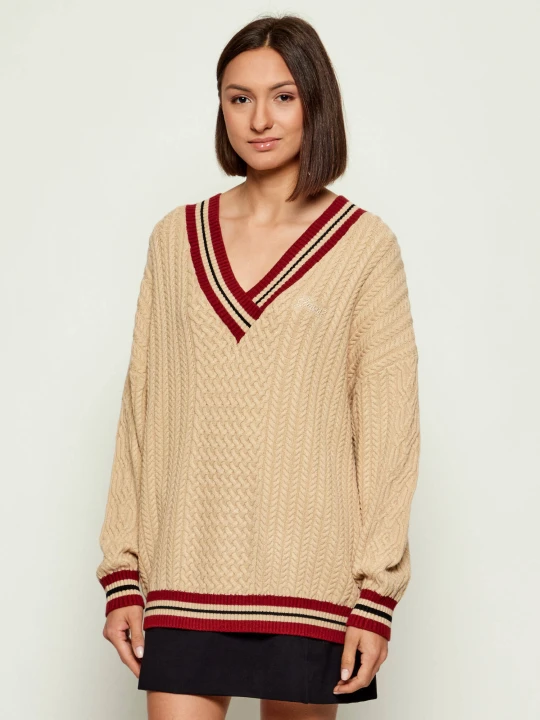 Zdjęcie produktu GUESS Sweter | Oversize fit beżowy