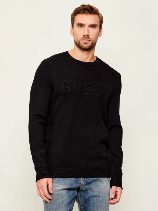 Zdjęcie produktu GUESS Sweter | Regular Fit czarny