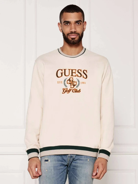 Zdjęcie produktu GUESS Sweter | Regular Fit beżowy