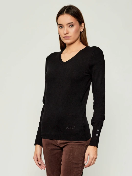 Zdjęcie produktu GUESS Sweter | Regular Fit czarny
