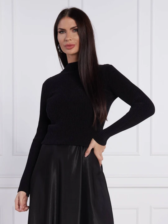Zdjęcie produktu GUESS Sweter RITA | Slim Fit granatowy