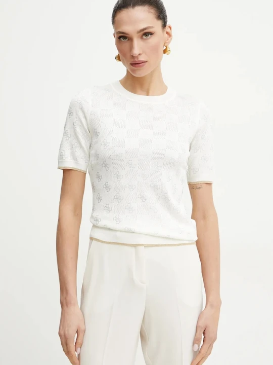 Zdjęcie produktu Guess sweter ROSIE beżowy