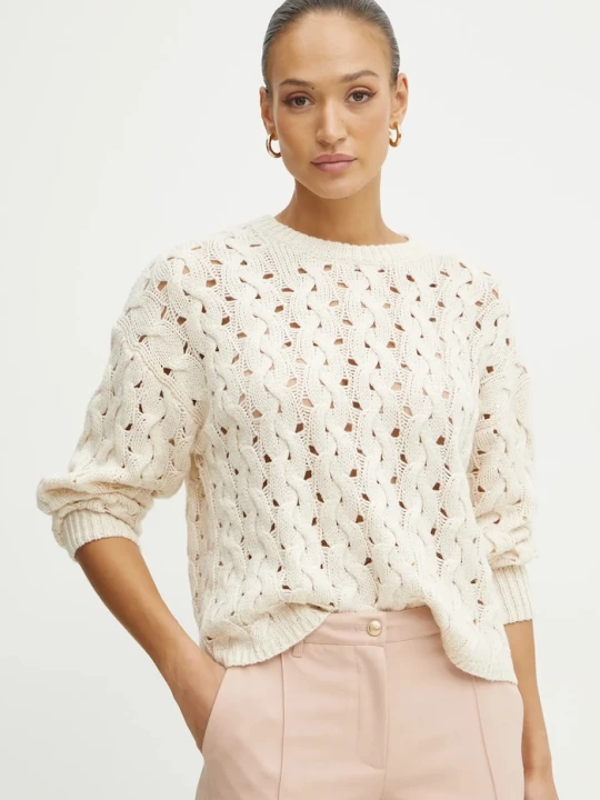 Zdjęcie produktu Guess sweter TAWNYA beżowy