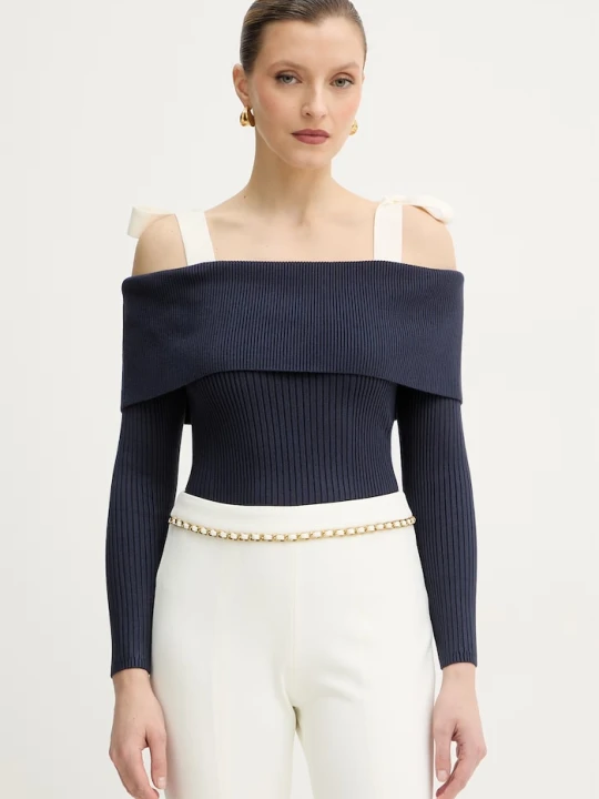 Zdjęcie produktu Guess sweter TERRA granatowy