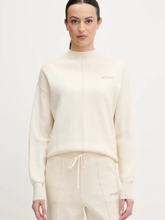 Zdjęcie produktu Guess sweter URSULA beżowy