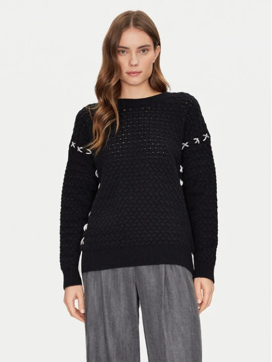 Zdjęcie produktu Guess Sweter W5RR13 Z3KY0 Czarny Regular Fit
