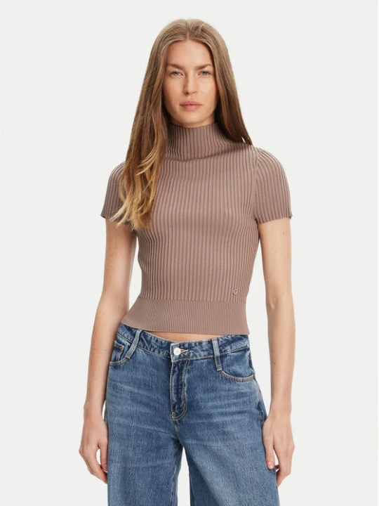 Zdjęcie produktu Guess Sweter W5YR04 Z0040 Brązowy Regular Fit