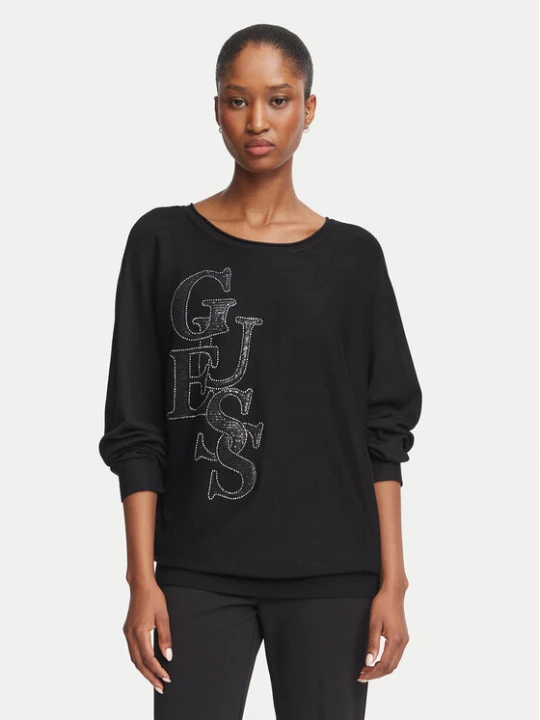 Zdjęcie produktu Guess Sweter W6BR51 Z1452 Czarny Regular Fit