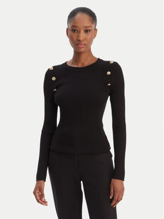 Zdjęcie produktu Guess Sweter W6RR58 Z2YK2 Czarny Regular Fit