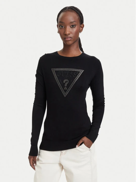 Zdjęcie produktu Guess Sweter W6YR28 Z0976 Czarny Regular Fit