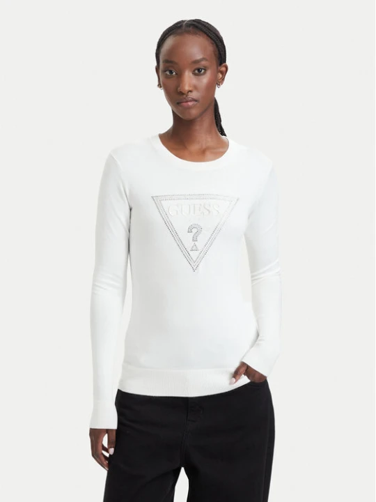 Zdjęcie produktu Guess Sweter W6YR28 Z0976 Kremowy Regular Fit
