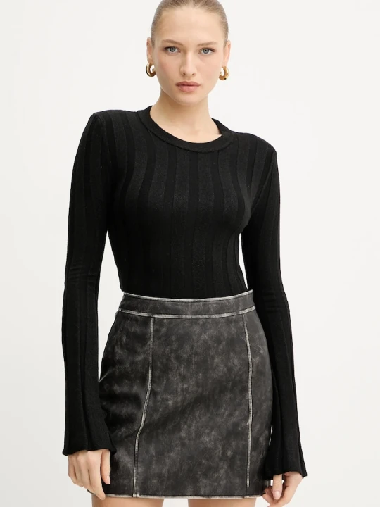 Zdjęcie produktu Guess sweter z domieszką wełny GEMMA czarny