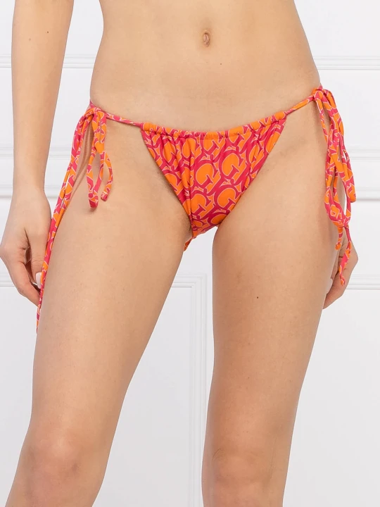 Zdjęcie produktu Guess Swimwear Dół od bikini pomarańczowy