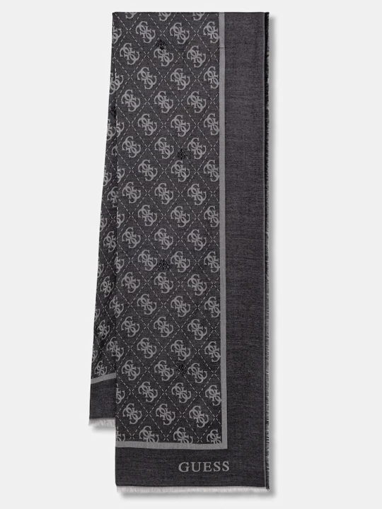 Zdjęcie produktu Guess szal damski z wiskozy czarny