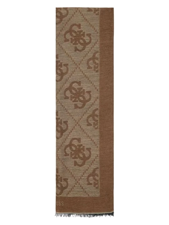 Zdjęcie produktu Guess Szal w kolorze jasnobrązowym - 180 x 53 cm rozmiar: onesize