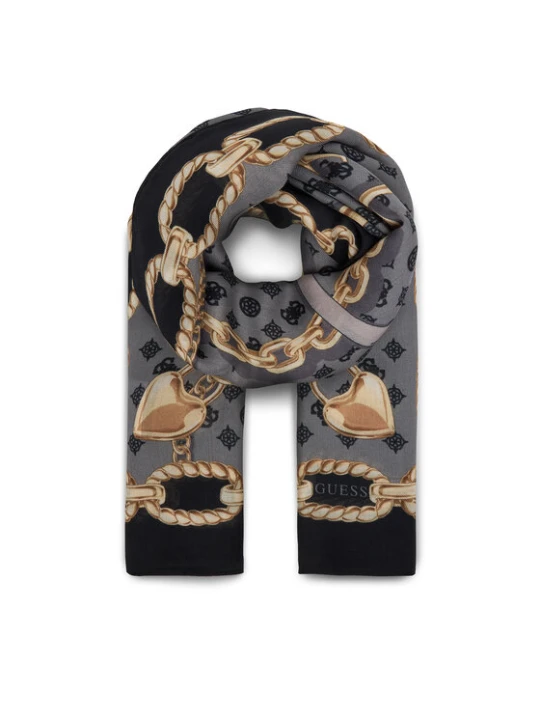 Zdjęcie produktu Guess Szalik 180084 Czarny Szary
