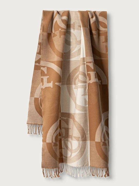 Zdjęcie produktu Guess szalik brązowy