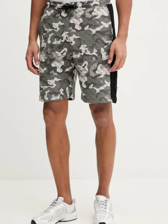 Zdjęcie produktu Guess szorty bawełniane CHAYTON szary