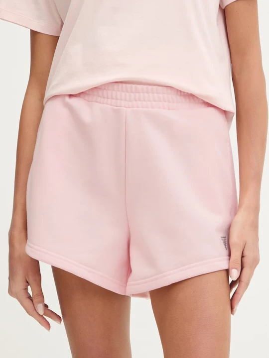 Zdjęcie produktu Guess szorty dresowe damskie SILVY różowy