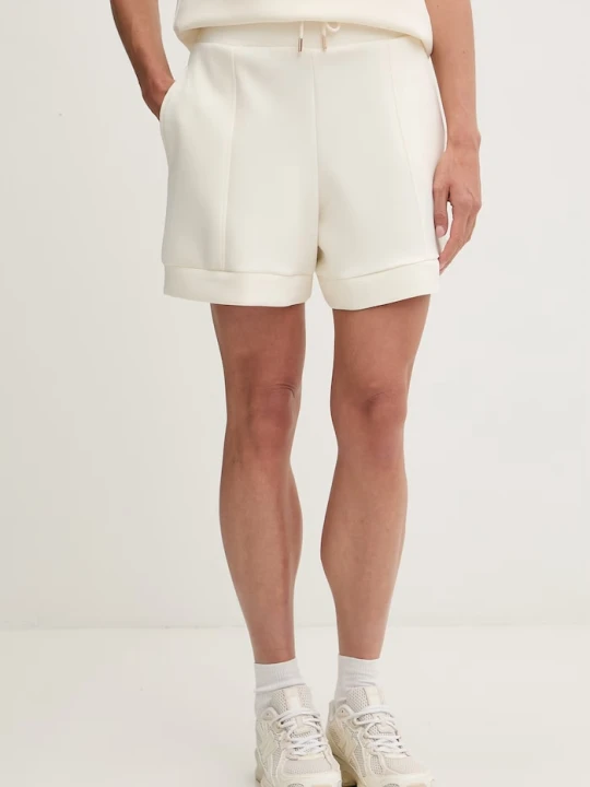 Zdjęcie produktu Guess szorty dresowe damskie z modalem OLYMPE beżowy