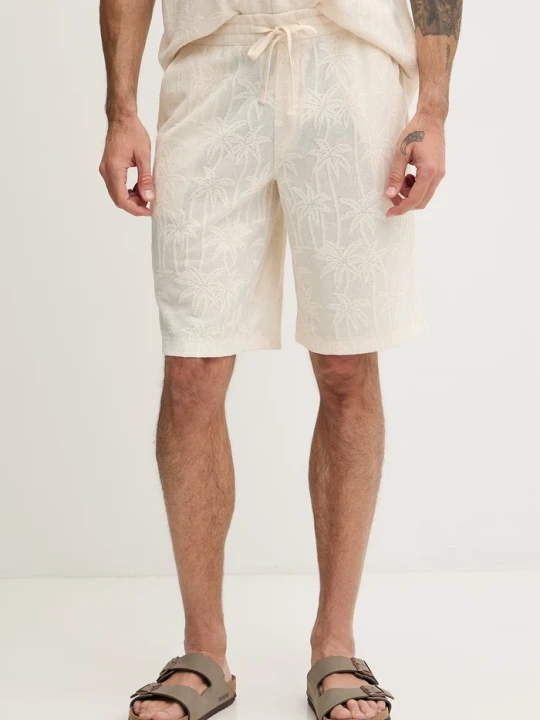 Zdjęcie produktu Guess szorty dresowe męskie beżowy
