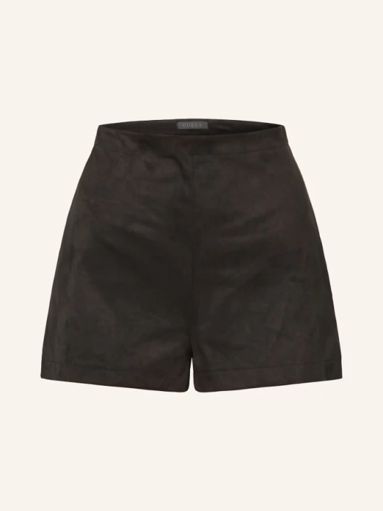 Zdjęcie produktu Guess Szorty Erin W Stylu Skórzanym schwarz CZARNY
