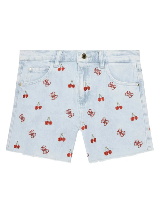 Zdjęcie produktu Guess Szorty jeansowe J5GD10 D45E0 Kolorowy Regular Fit