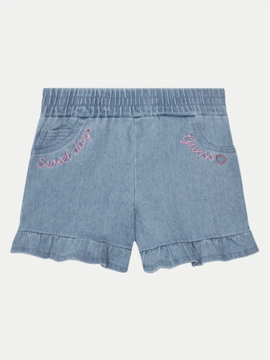 Zdjęcie produktu Guess Szorty jeansowe K5GD04 D5160 Niebieski