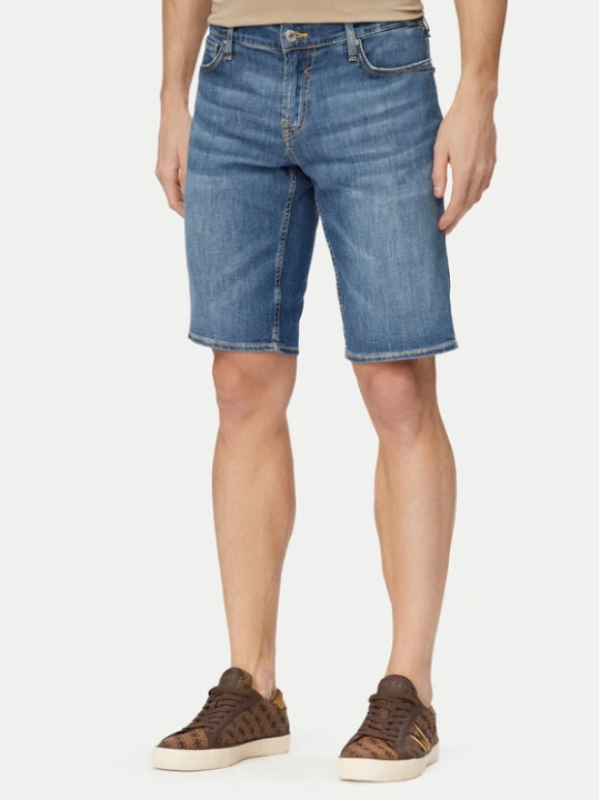 Zdjęcie produktu Guess Szorty jeansowe M6GD01 D0756 Niebieski Regular Fit