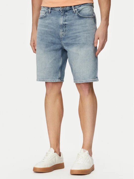 Zdjęcie produktu Guess Szorty jeansowe M6GD27 D0778 Niebieski jasny Regular Fit