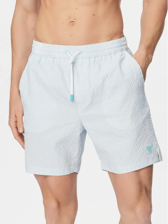 Zdjęcie produktu Guess Szorty kąpielowe F6GT11 WN342 Niebieski jasny Regular Fit