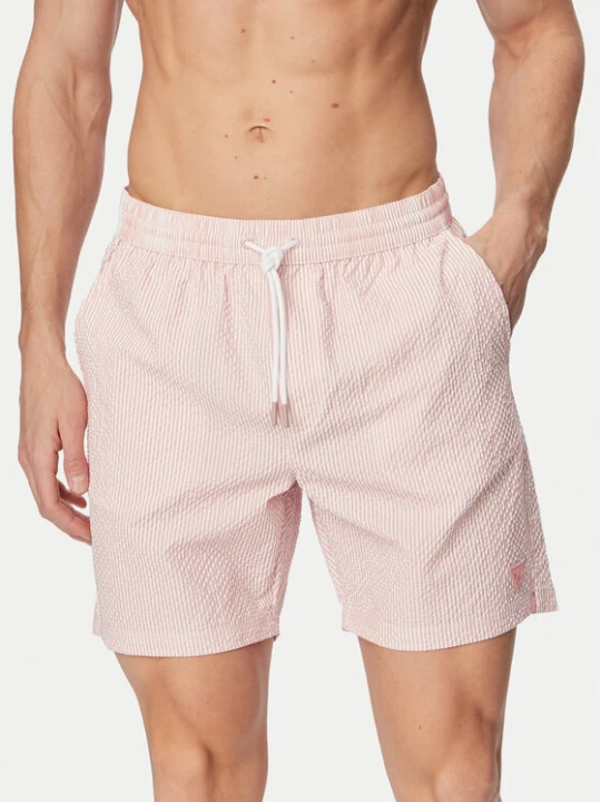 Zdjęcie produktu Guess Szorty kąpielowe F6GT11 WN342 Różowy jasny Regular Fit